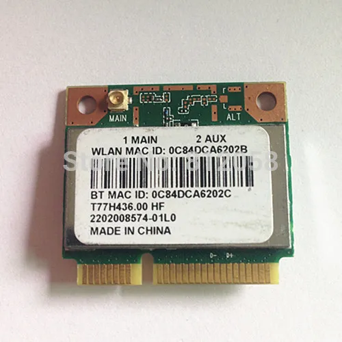 

SSEA Wholesale for Atheros QCWB335 QCA9565 Half Mini PCI-E 300Mbps Wifi Bluetooth 3.0 Combo Wireless card