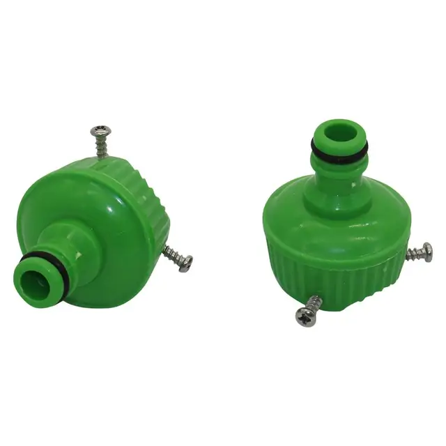 2Pcs Universal Water Faucet Adapter with Fastening Bolt Garden Watering 16-22mm Tap Pipe Snap Connector Irrigation Tube Fitting 3