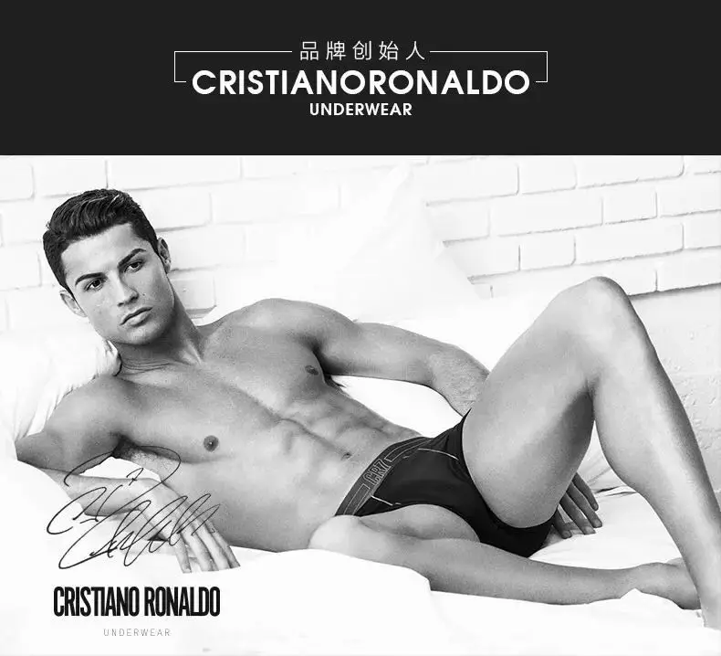 3 шт./лот Cristiano Ronaldo Cr7 мужские боксеры шорты Нижнее белье хлопковые боксеры сексуальные трусы Брендовые мужские трусы