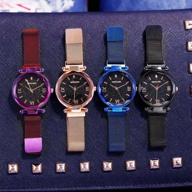 Женские кварцевые часы Hodinky Montre Femme Роскошные наручные из нержавеющей стали