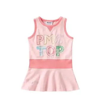 

Summer new little girl dress pure cotton baby girl dress casual beach dress