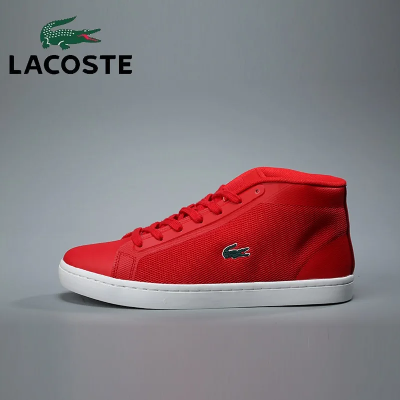 Lacoste Men Skateboarding Shoes Classic Retro Men's Sport Shoes High Breathable Mesh Trainer Sneaker Flat Male Walking Shoes
