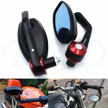 

Universal accessories 22mm 7/8" Handlebar End Motorcycle Side Rearview Mirrors For Suzuki HAYABUSA GSXR1300 GSF1200 SV650 SV650S