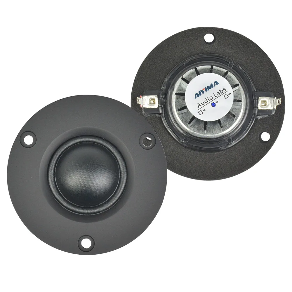 AIYIMA 1 шт. аудио твитер динамик 2 5 дюймов 15 Вт 6Ohm 25 Core шелковая пленка Hifi громкий s