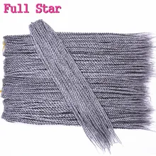 Полная Звезда 1 шт афро твист вязание крючком волосы 18 дюймов 30 прядей твист вязание крючком косы синтетические крючком плетение волос наращивание 75 г/упак