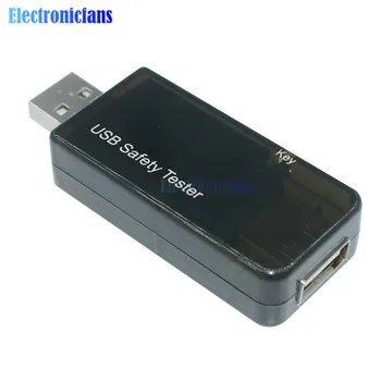 

0-5A LCD Digital USB Voltmeter Ammeter Power Capacity Tester Multimeter Current and Voltage Charger Speed Monitor Detector