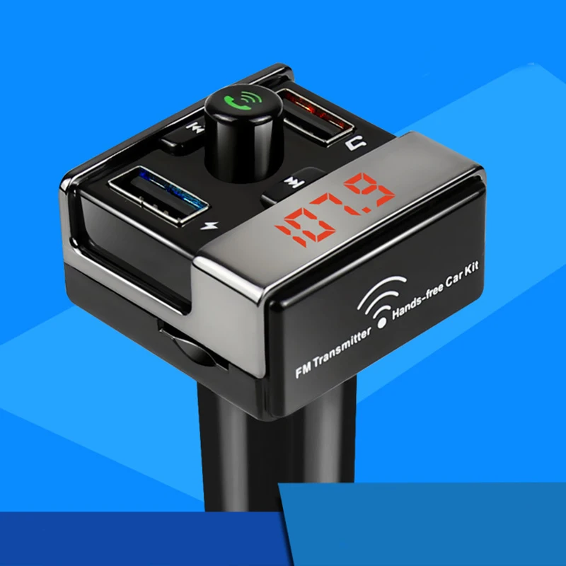 

Car FM Transmitter Dash Cam Car Radio Bluetooth Car MP3 WAM Player Built-in GPS Dual USB Mobile Phone Charging Navigation