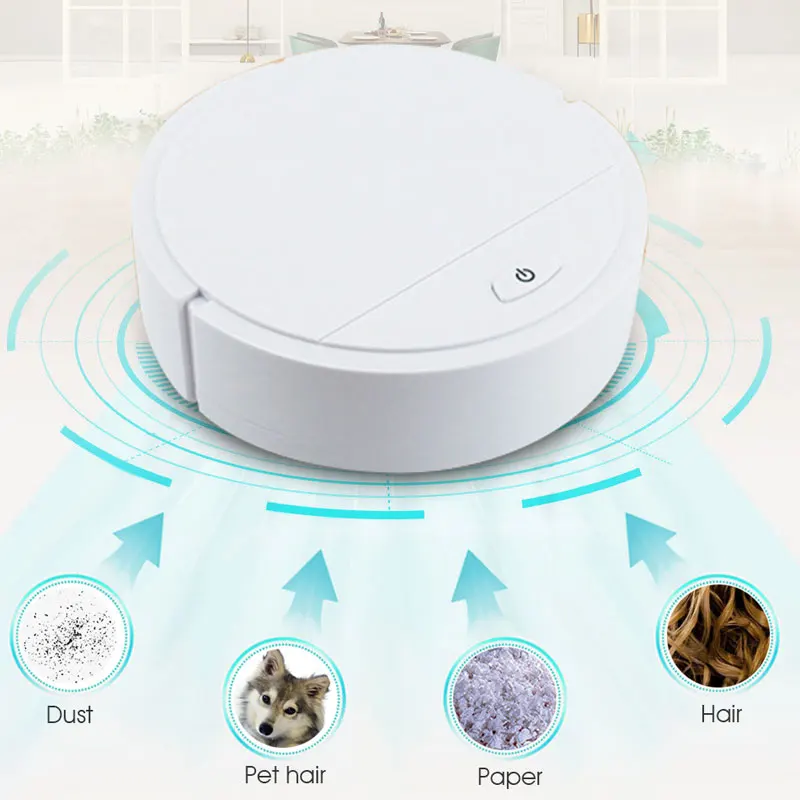 

2019 Drop Shpping No Battery Auto Sweeping Robot Smart Vacuum Cleaner Convenient Mopping Auto Cleaning Robot for Home Appliance
