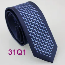 YIBEI Coachella Галстуки Темно-синие границы тонкие шейные платки синие геометрические диагональные полосы краватта узкий Модный повседневный мужской галстук