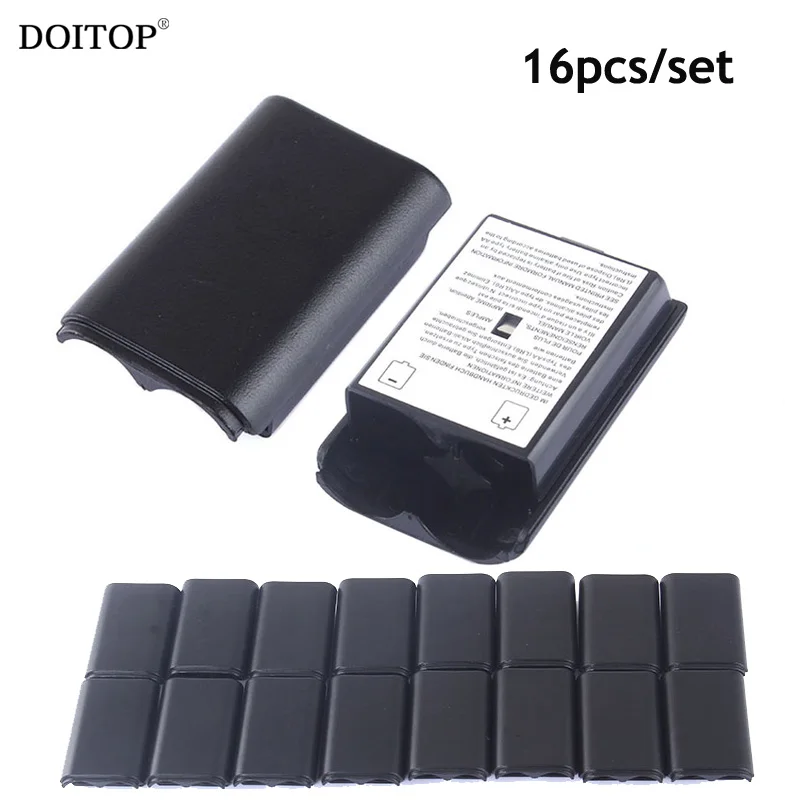 

16Pcs/Pack Game Battery Case Back Cover Shell For Xbox 360 xbox360 Wireless Controller Gamepad Rechargeable Battery Case Cover