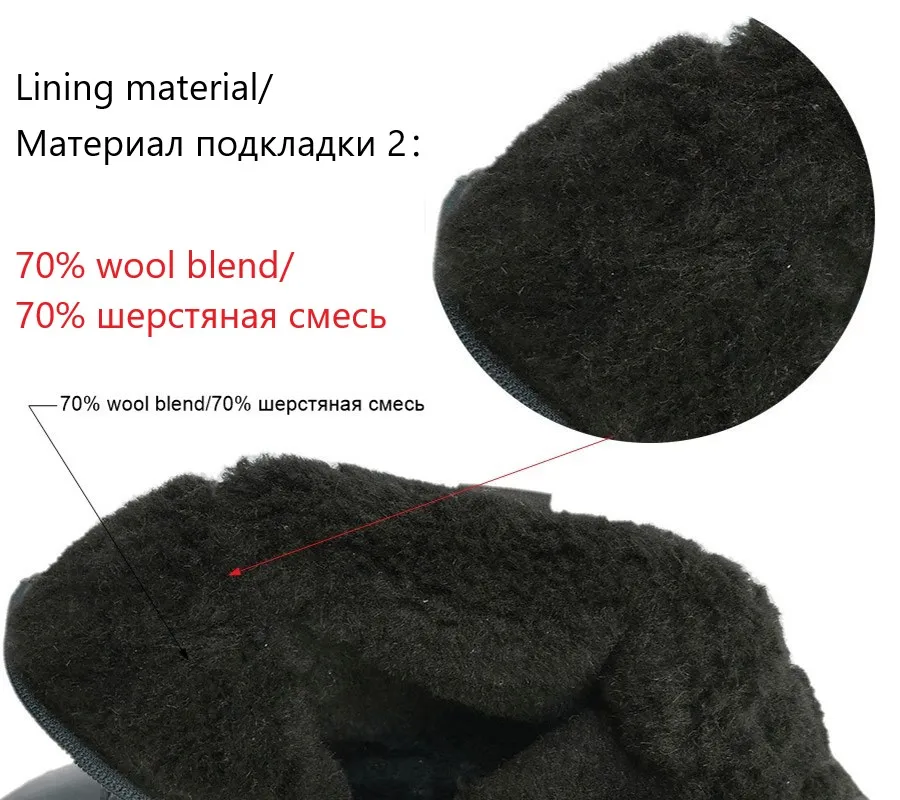 BELISS ankle boots women genuine leather 2018 casual warm fur comfortable lace up flats winter boot for women   (2)