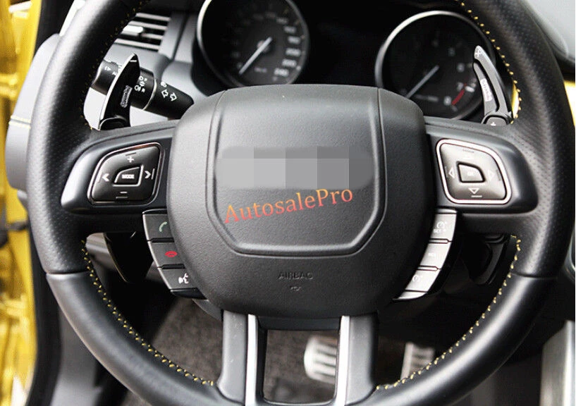 

Aluminum Alloy black Steering Wheel Paddle Shift Extension For Land Rover Range Rover Sport 2011-15