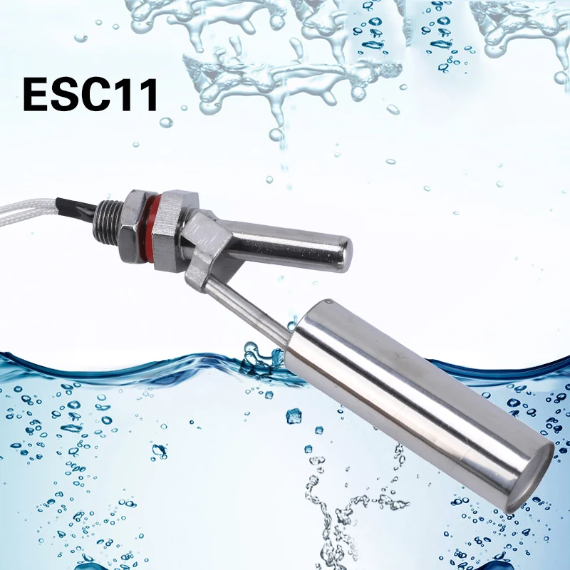 Датчик уровня воды Жидкость Поплавковый выключатель Бак бассейн из нержавеющей стали ESC11
