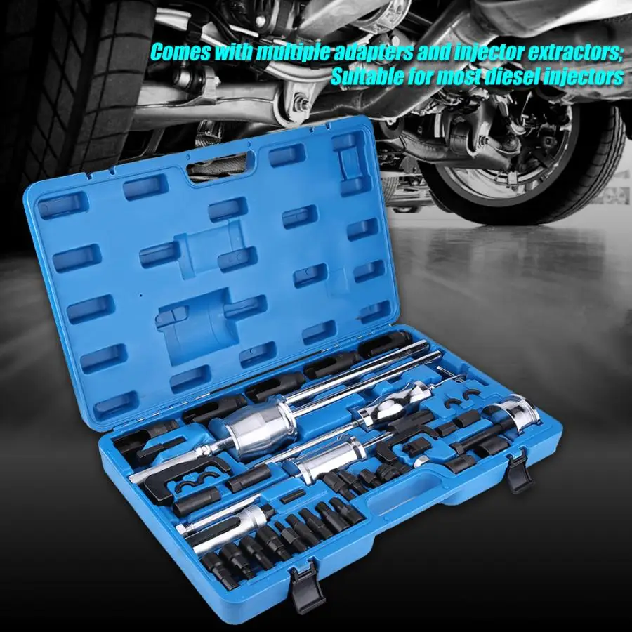 Diesel Injector Tool 3 Pcs//Set Injector Puller Set Common Rail Injector Extractor Diesel Injector Puller Set Injection Tool Kit