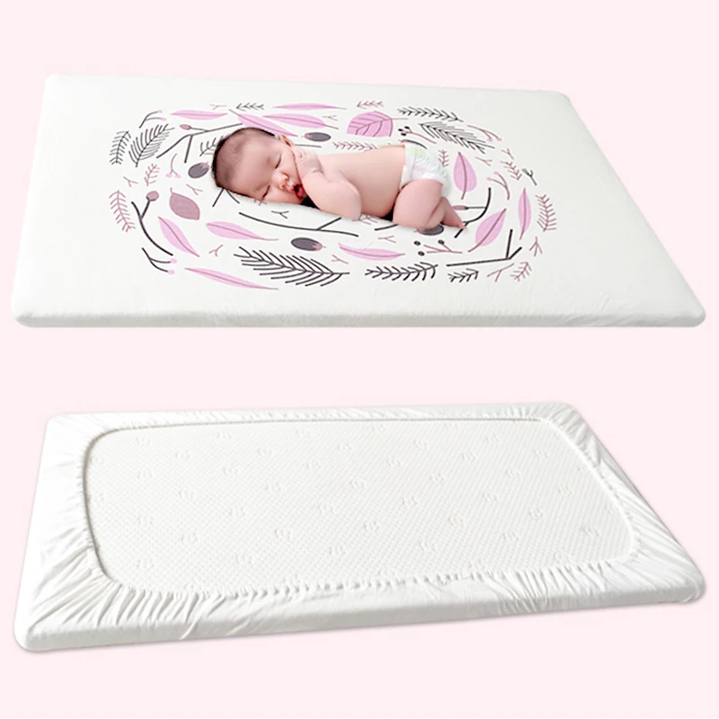 70*130cm 100 Cotton Baby Bedding Sheet Cute Cartoon Thickened Crib Sheets Nordic Style Crib
