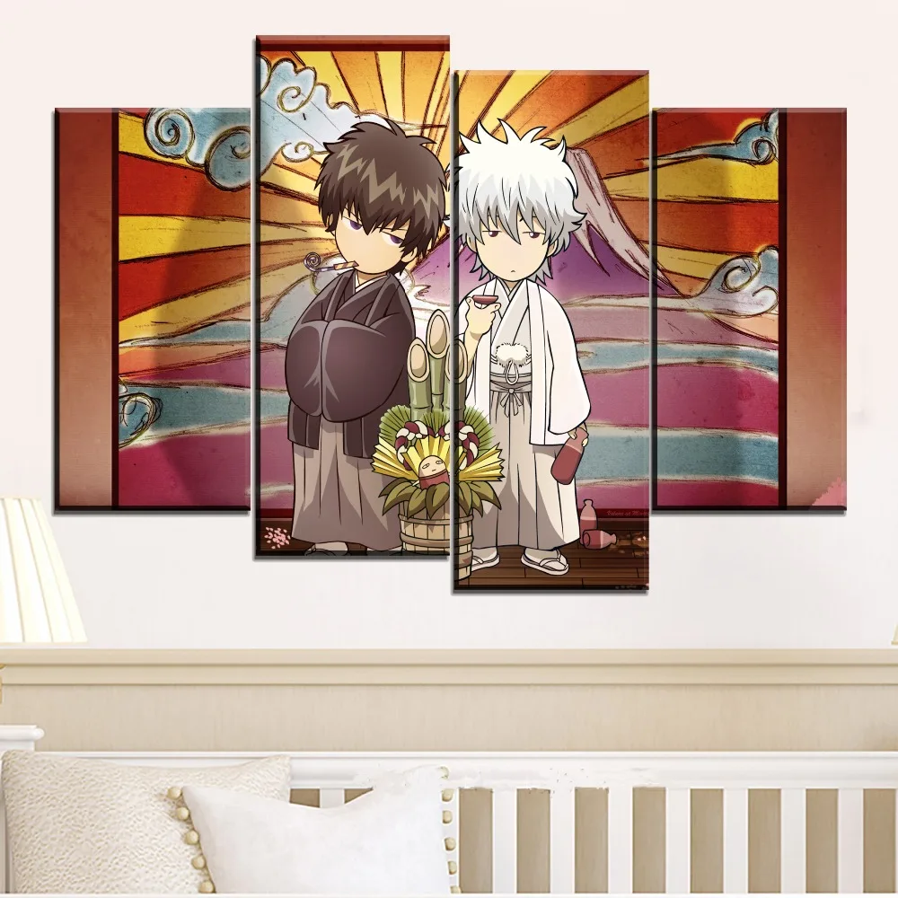 Картина когда я был ребенком из аниме Gintama для ролевых картин настенное искусство