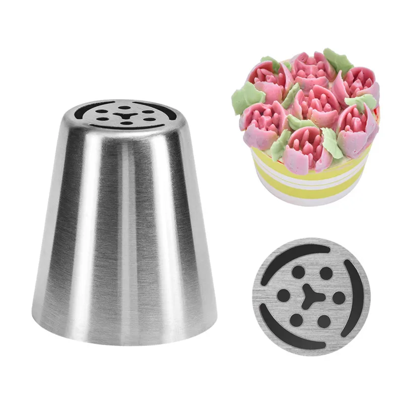 

1PC VOGVIGO Russian Icing Piping Nozzles DIY Pastry Fondant Tip Cake Decorating Nozzle Baking Tools Cream Nozzles
