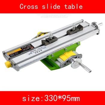 

mini Cross slide table module adjust X axis stroke 190MM Y axis stroke 67MM for drilling Milling machine DIY