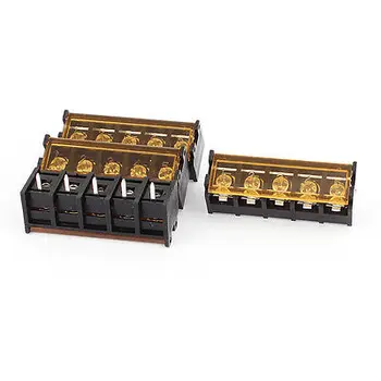 

10 Pcs 9.5mm Pitch 5Pin Male Screw Barrier Terminal Block Connector w Cover