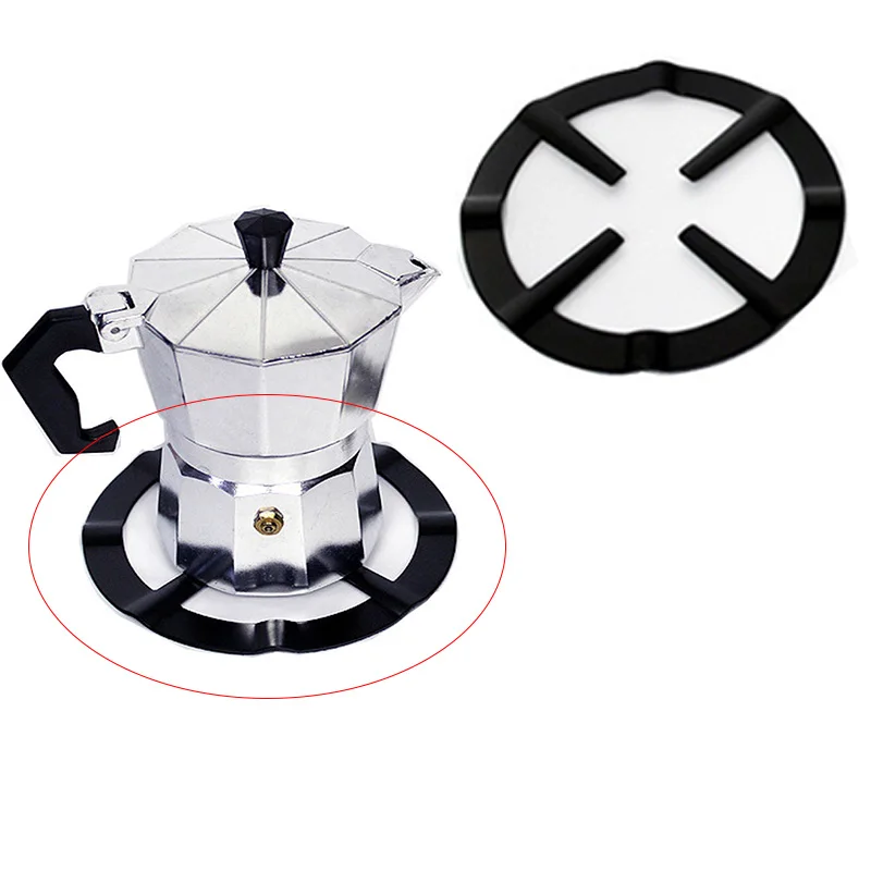 Iron Gas Stove Cooker Plate Coffee Moka Pot Stand Reduce Reducer Ring Holder New Mocha Pot Shelf 13.3cm