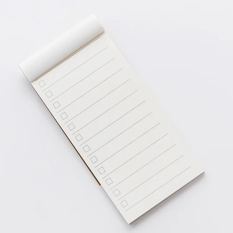 South Korea creative stationery can tear practical Notepad this kraft paper Notepad small notebook plan notes - Color: D