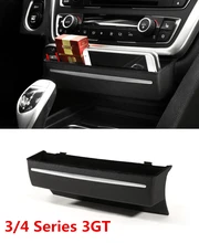 Nero Sostituire Il tipo di Center Console Storage box decorazione ABS Auto accessori interni per BMW Serie 3/4 3GT F30 F34