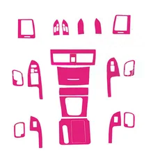 Автомобильный-Стайлинг, новинка, 3D, углеродное волокно, Автомобильный интерьер, центральная консоль, изменение цвета, молдинг, наклейки, наклейки для Honda Accord 7th 2004-07