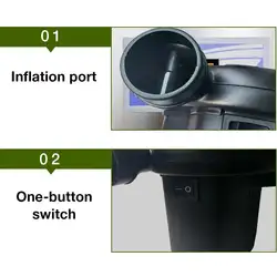 Портативный электрический воздушный насос с быстрой заливкой насос для надувных матрасов надувные кровати плавающий бассейн