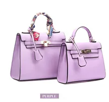 

New ladies Europe and America Platinum women's bag diagonal cross-strap silk scarf shoulder bag