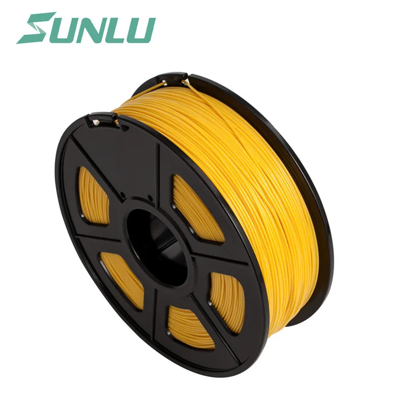 

PLA SUNLU 3D Gold PLA Filament 1.75mm with Low Odor Dimensional Accuracy+/-0.02mm 1KG for Most 3D Printer & Pen