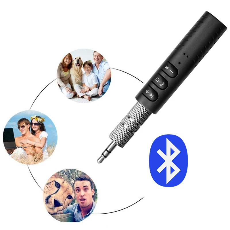 

Wireless Bluetooth Aux Audio Receiver Adapter 4.1 Bluetooth Handsfree Car Kit 3.5mm jack Aux Bluetooth Hands Free Music Receiver