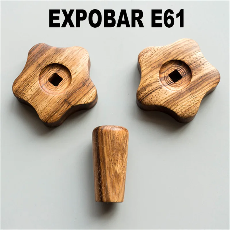 1 Set Coffee Machine Modification For EXPOBAR E61 Wooden Handle tools For WelhomeKD-310/KD-210S2/KD-270S Espresso Accessories - Color: For EXPOBAR