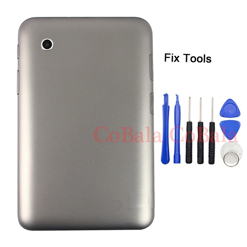 1 шт. чехол для samsung Galaxy Tab 2 7," P3100 задняя крышка для батареи Задняя панель для ремонта Запасная часть
