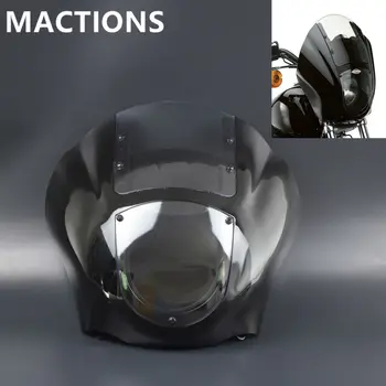 

Smoke Clear Windshield ABS Quarter Fairing Kit For Harley Sportster 1988-later 883 1200 86-94 FXR 95-05 Dyna Fat Bob Super Glide