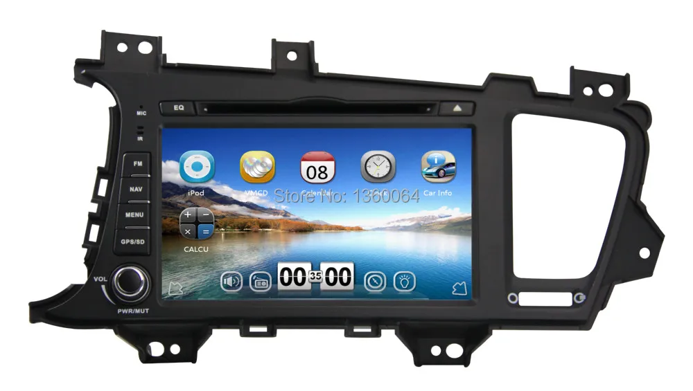 Top 8 inch 2 din Car DVD Player for KIA K5 Kia OPTIMA 2011 2012 with GPS Navigation Bluetooth Radio Stereo USB/SD 3G host 2