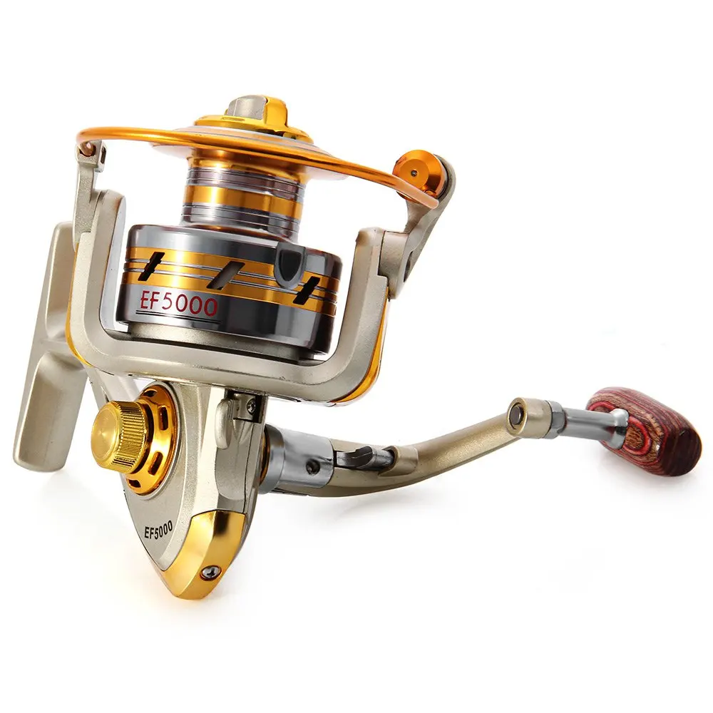 

EF1000 - 7000 Series Metal Spool Spinning Reel Fish Salt Water Fishing Reel Carretilha Pesca Wheel 10Ball Bearing 5.5:1