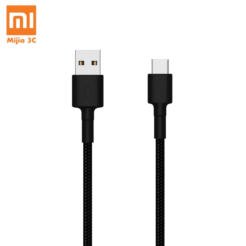 

Original Xiaomi Type-C Cable Tyle C USB C 100cm Braiding Quick Charger Phone Cable for Xiaomi OnePlus Huawei Phone Type C Port