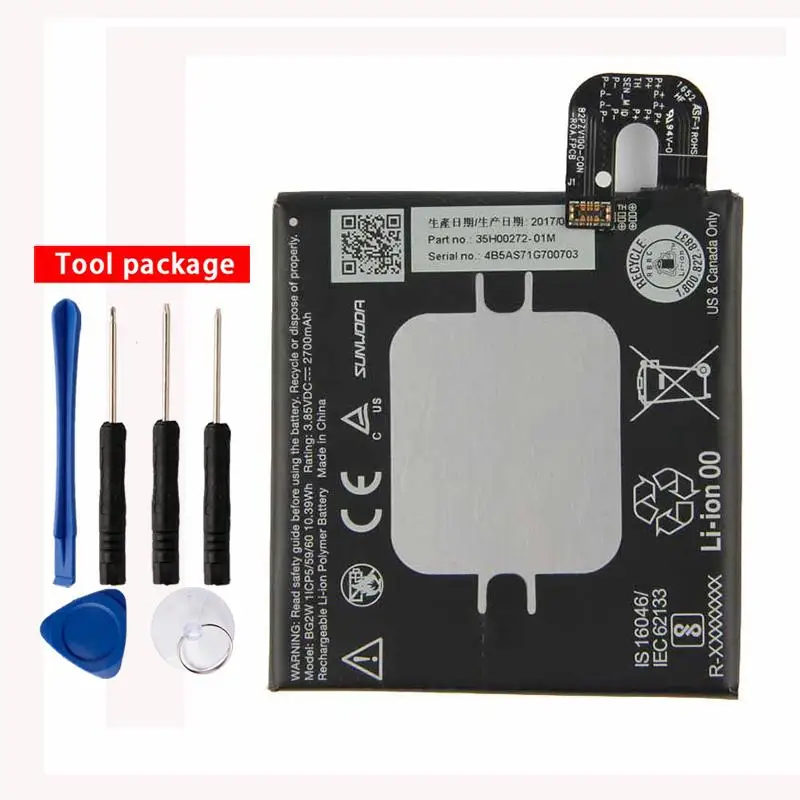 

Original BG2W Battery For HTC Google Pixel 2B Pixel 2 Muski 2700mAh