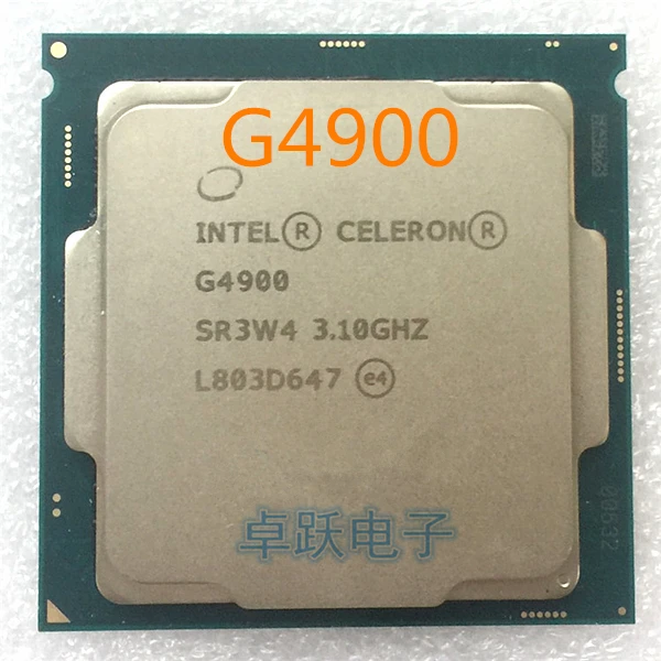 Intel ПК настольный компьютер процессор Pentium G4900 3,1G 512KB 2MB cpu LGA 1151-land FC-LGA 14 нанометров двухъядерный процессор