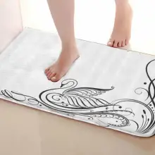 Лебедь стиль коврик для ванной комнаты, смешной Противоскользящий коврик для ванной, занавески для душа s аксессуары, соответствующие вашей душевой занавеске