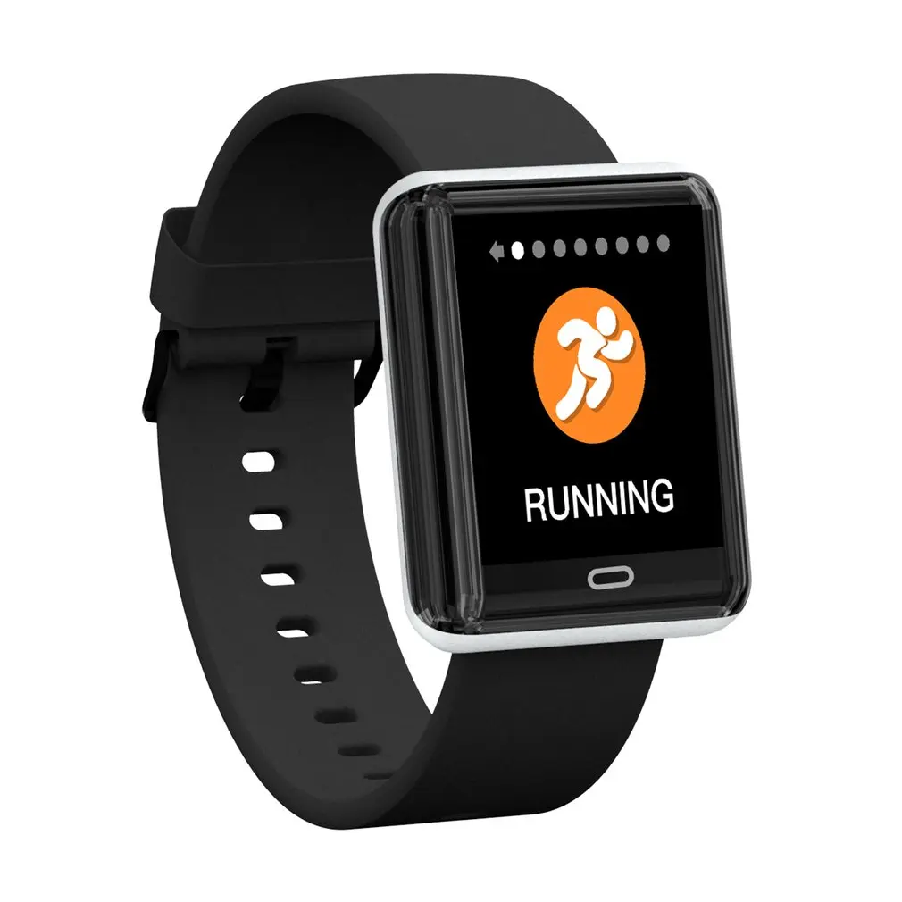 

DC10 Smart Watch BT4.0 Sports Heart Rate/Blood Pressure Monitor1.3 Inch Large Screen Health Sleeping Smart Band