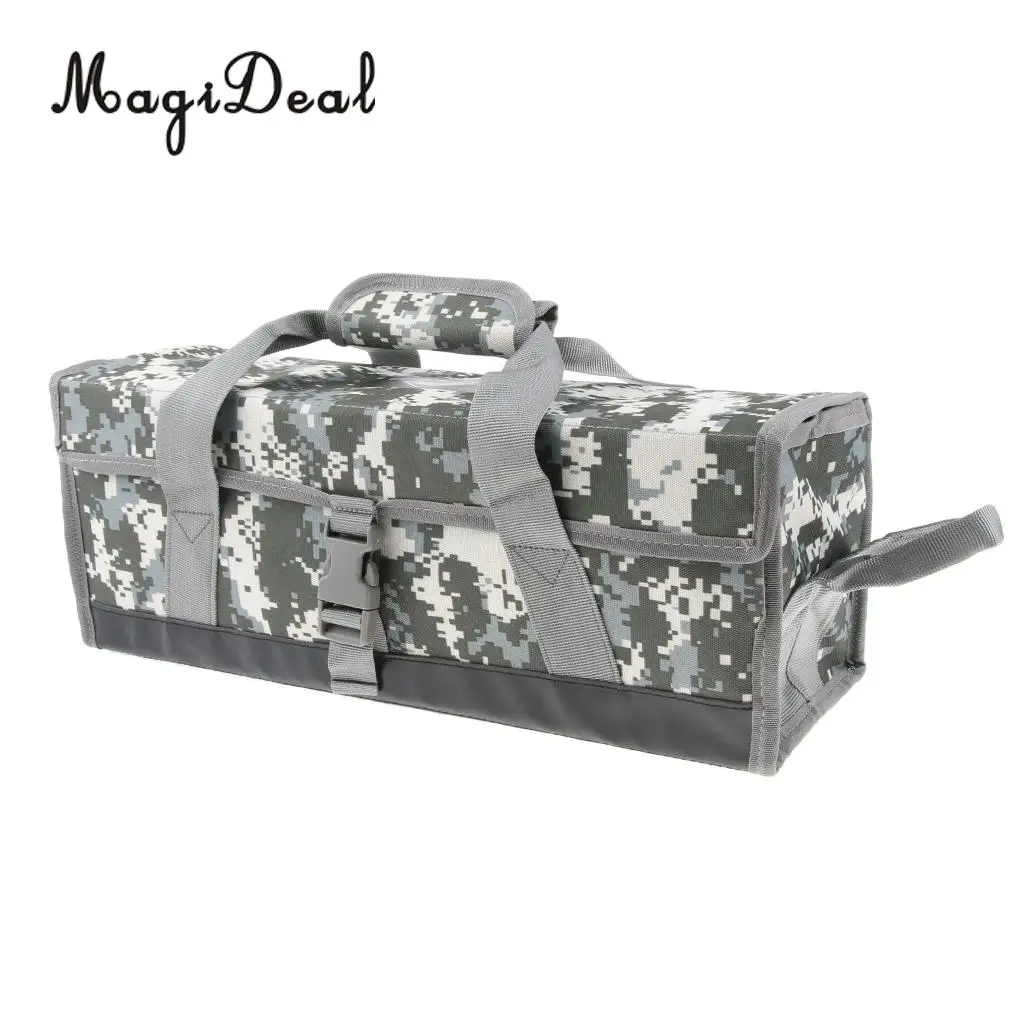 MagiDeal Tent Nail Storage Bag Tent Stakes Pegs Pouch Holder Tool Case Tote Carry Bag camo bag