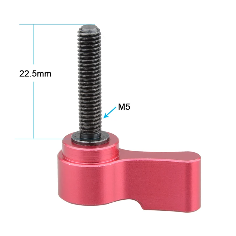 CAMVATE M5 Male Threading 22 5 мм длинная Вращающаяся ручка регулируемый винт рычага большого