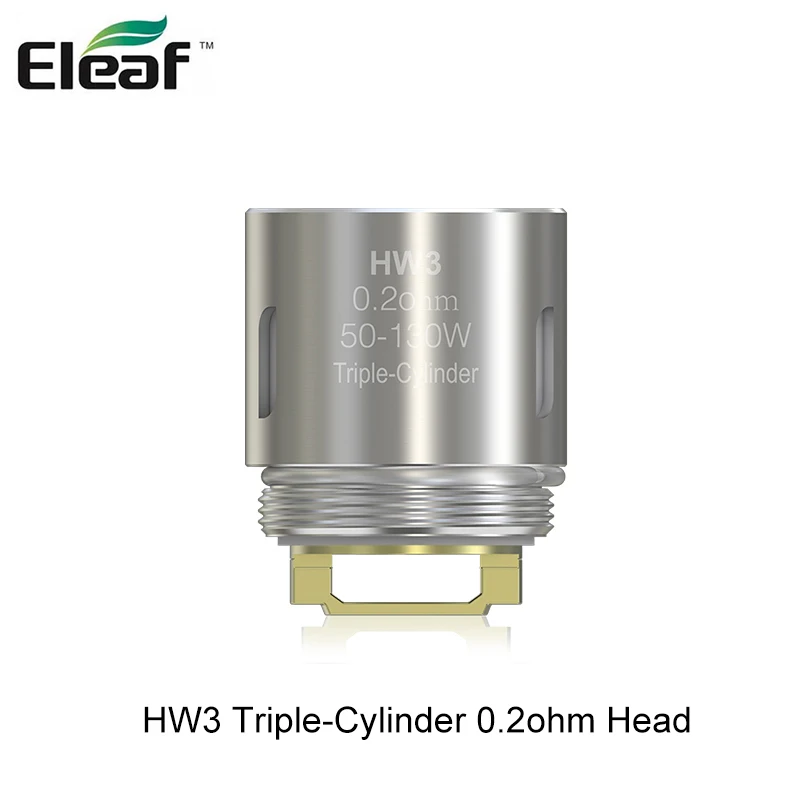 5pcs/lot Original Eleaf HW3 Triple-Cylinder Coil Head 0.2ohm HW3 Kanthal 50-130W Head for Eleaf ELLO Atomizer Tank