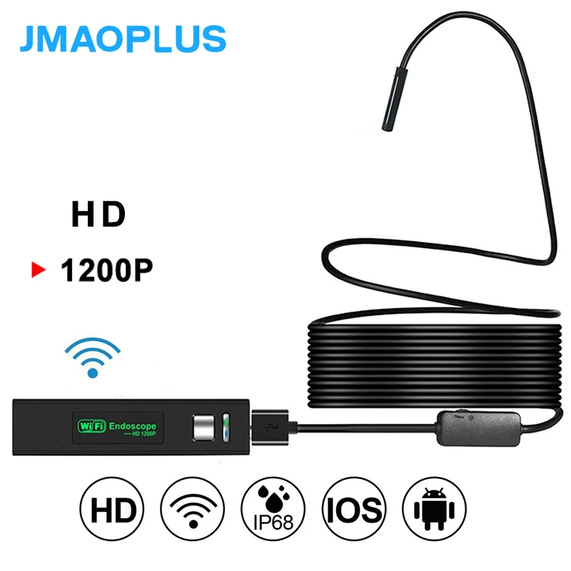 

8mm Endoscope 10m 1200p Wifi Phone IP Camera Wifi Borescope Borescope IOS Endoscope For Iphonea