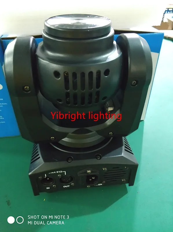 Двухсторонняя Светодиодная лампа для мытья луча 4x10 Вт + 1x10 RGBW DMX 512 с вращающейся