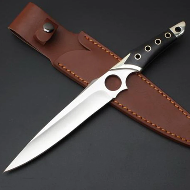 DuoClang Classic Tactical Army Hunting Fixed Blade Knife 7Cr17Mov Steel G10 Handle Warfare Straight Knife DuoClang Classic Tactical Army Hunting Fixed Blade Knife 7Cr17Mov Steel G10 Handle Warfare Straight Knife