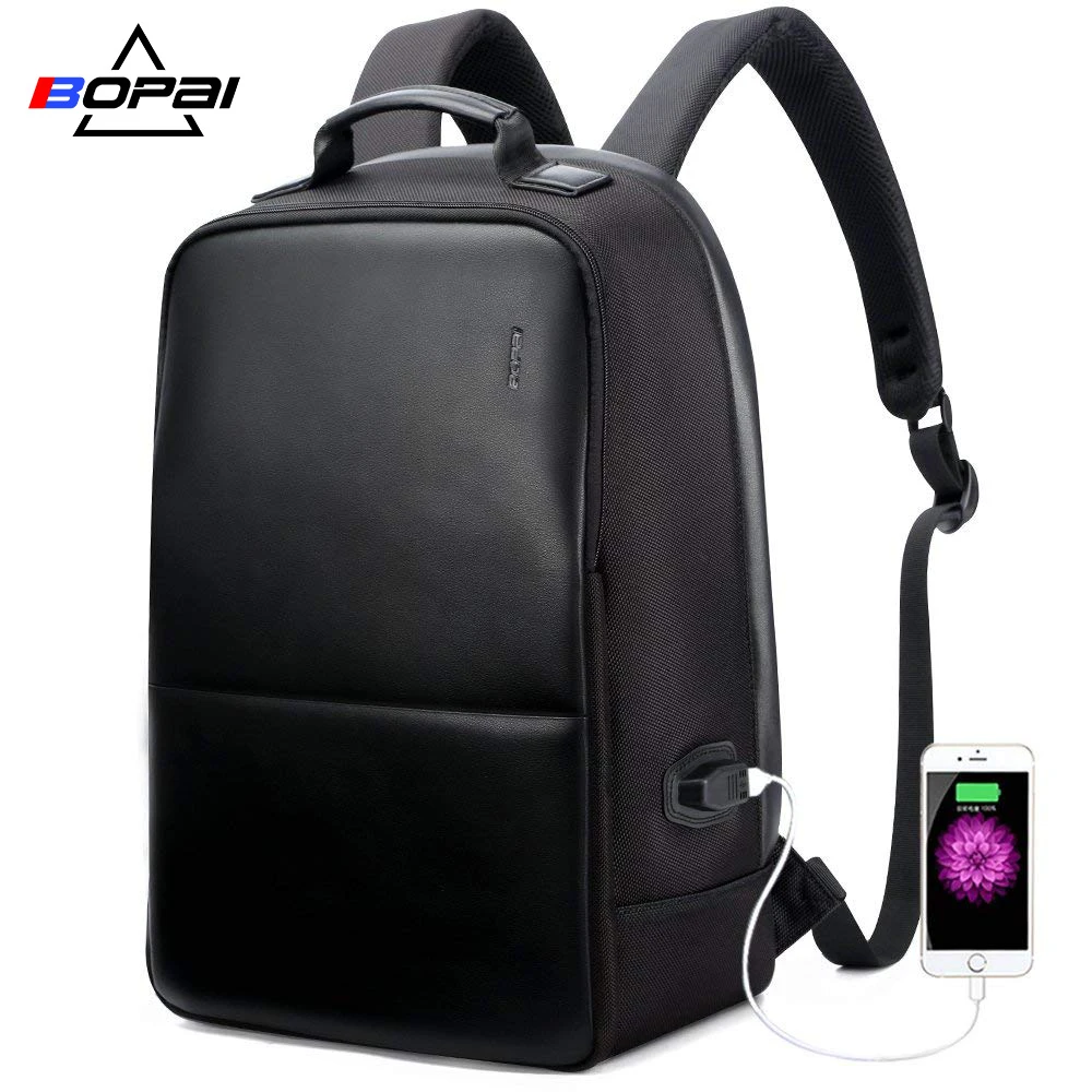 Buy Boys High School Backpacks Black Leather Bags to