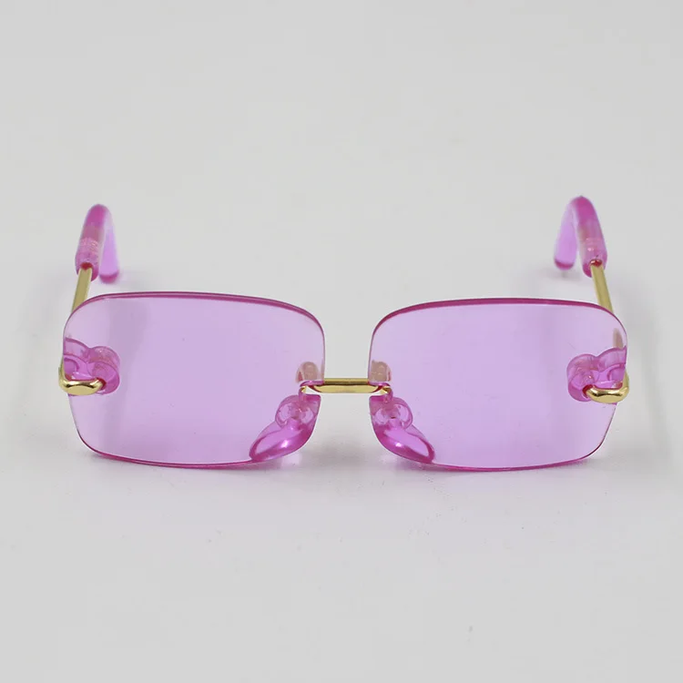 Blyth кукла ледяная Игрушка аксессуары в форме сердца очки солнцезащитные очки - Цвет: Purple