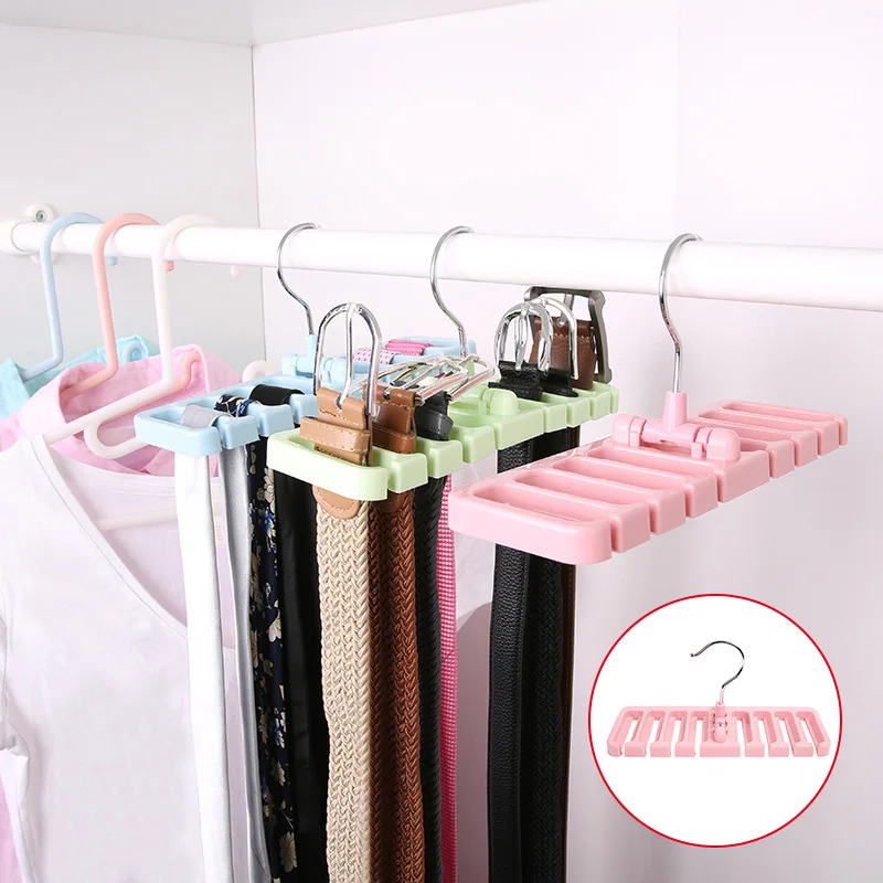 

Hot Multifunctional Hook Organizer Holder Rack Storage Hanger Wardrobe Belt Tie Scarf Storage Rack @LS AU03